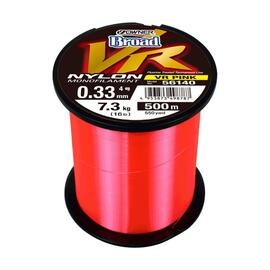 Леска OWNER Broad VR Pink Nylon 500м 0,33мм 7,3кг, Цвет.: розовый, Диаметр лески: 0,33 мм, Размотка: 500 м, фото 