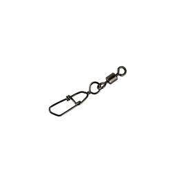 Застежка с вертлюгом RUZZA Rolling Swivel w/Germany Snap A Black №12 , фото 