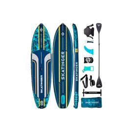 Сапборд Skatinger Leafy Expedition Blue, Цвет.: синий, Толщина: 15 см, фото 