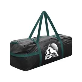 Сумка RSP Duffel M для палатки и снаряжения, черный, зеленая стропа, фото 