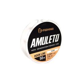 Леска F-FISHING Amuleto Hook Line Clear 50м 0,094мм 0,86кг 1,9lb, фото 