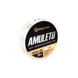 Леска F-FISHING Amuleto Hook Line Clear 50м 0,108мм 1,00кг 2,2lb, фото 