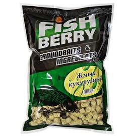 FishBerry Жмых кукурузный гранулированный 12 мм- 1 кг, Вкус: кукуруза, Диаметр (мм): 12, фото 