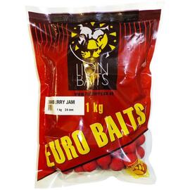 Lion Baits Бойлы тонущие серии EURO BAITS 24 мм клубничный джем (Strawberry Jam) - 1 кг, Вкус для группировки: STRAWBERRY JAM, фото 