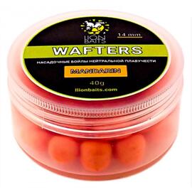 Lion Baits Wafters насадочный Бойл нейтральной плавучести MANDARIN 14мм 40гр, Вкус для группировки: MANDARIN, фото 