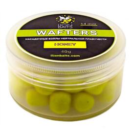 Lion Baits Wafters насадочный Бойл нейтральной плавучести Honey (мёд)14мм 40гр, Вкус для группировки: Мёд, фото 