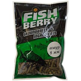 FishBerry Пеллетс быстрорастворимый Амур Люцерна 8-10 мм - 1кг, Вкус: люцерна, Диаметр (мм): 8-10, фото 