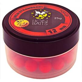Lion Baits Бойл (pop-up) Wild Strawberry 12 мм - 25 г, Вкус для группировки: WILD STRAWBERRY, фото 