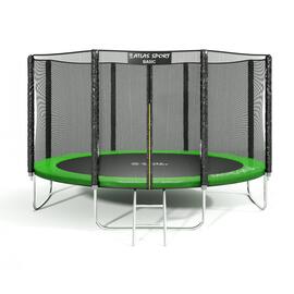 Батут Atlas Sport 404 см (13ft) BASIC с лестницей GREEN, Диаметр батута: 404 см (13 ft), Цвет: зеленый, фото 