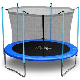 Батут FunFit 183 см (6ft) с внутренней сеткой без лестницы BLUE, фото 