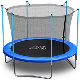 Батут Atlas Sport 183 см (6ft) с внутренней сеткой без лестницы BLUE, Цвет: синий, Диаметр батута: 183 см (6 ft), фото 