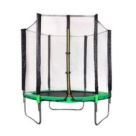 Батут Atlas Sport 183 см (6ft) с внешней сеткой без лестницы GREEN, Диаметр батута: 183 см (6 ft), Цвет: зеленый, фото 
