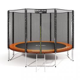 Батут Atlas Sport 312 см (10ft) 4 PRO (усиленные опоры) ORANGE, фото 
