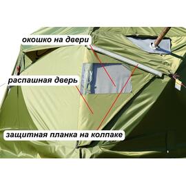 Дверь распашная кубозонт 4 Лотос (Зимняя), фото 