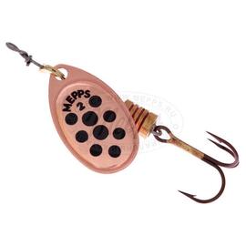 Блесна Mepps Aglia PTS 2 Noirs CU медь/черн.точ 4,5g    (D06), Цвет: Медь/Черная, Вес блесны (г): 4,5, фото 