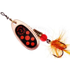 Блесна вращающаяся MEPPS COMET BLACK FURY MOUCH Orange Copper 2 (4,5 г), Цвет: Медь/Красная, Вес блесны (г): 4,5, фото 