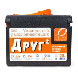 Рыболовный ящик Camping World Друг 2 20 л Черный, Цвет: черный, Объем, л: 20, фото 