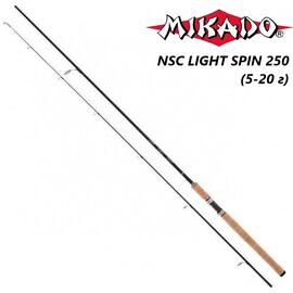 Спиннинговое удилище Mikado NSC LIGHT SPIN 250 (5-20 г), фото 