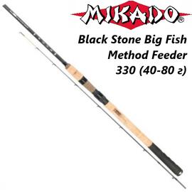 Удилище фидерное Mikado Black Stone Big Fish Method Feeder 330 (40-80 г), фото 