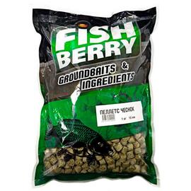 FishBerry Пеллетс карповый медленно растворимый "Чеснок" 10 мм - 1 кг, Вкус: чеснок, Вид рыбы: Карп, Диаметр (мм): 10, фото 