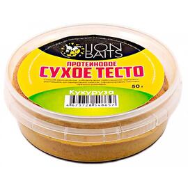 Lion Baits Сухое тесто протеиновое Кукуруза 50 гр, Вкус: кукуруза, фото 
