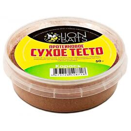 Lion Baits Сухое тесто протеиновое Карась 50 гр, Вкус: Карась, фото 