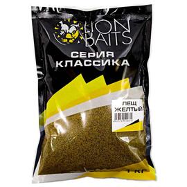 Lion Baits Прикормка серии КЛАССИКА "Лещ желтый" - 1кг, Вкус: Лещ желтый, Расцветка: желтый, фото 