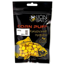 Lion Baits (Corn puff) Кукурузные пуффы "Мед" - 20 гр, Вкус: Мед, фото 