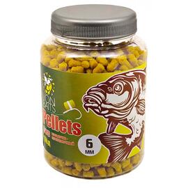Lion Baits Пеллетс карповый Carp pellets Мед 6 мм - 300 гр, Вкус: Мед, Вид рыбы: карп, сазан, амур, Диаметр (мм): 6 мм, фото 