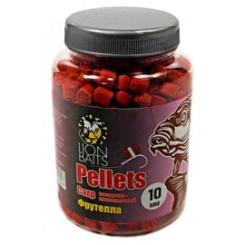 Lion Baits Пеллетс карповый Carp pellets Фрутелла 10 мм - 300 гр, Вкус: Фрутелла, Вид рыбы: карп, сазан, амур, Диаметр (мм): 10 мм, фото 
