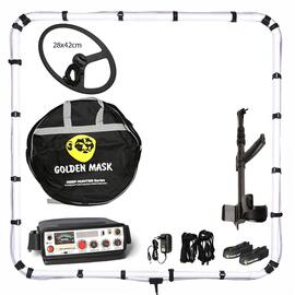 Глубинный металлоискатель Golden Mask Deep Hunter Pro 3 SE рамка 125х125 см, катушка 28х42 см (Pack 3), фото 