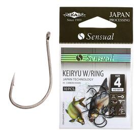 Крючки Mikado Sensual - KEIRYU W/RING 10078-4B, фото 