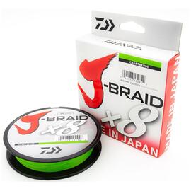Леска плетеная DAIWA "J-Braid X8" 0,06 мм 150 м (флуор.-желтая), фото 