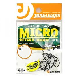Крючки офсетные JungleGym J400 Micro Offset Hook, #6, NS, фото 