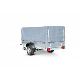 ПРИЦЕП КМЗ МАСТЕР PRO 7194 С1 с тентом и каркасом 1100 см колесо 13, фото 