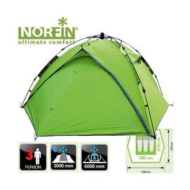 Туристическая 3-х местная палатка NORFIN TENCH 3 NF-10402, фото 