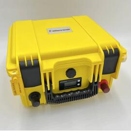 Аккумулятор BatteryCraft Lifepo4 12V 120Ah BMS 100 A c Bluetooth (желтый корпус), фото 