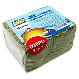 Fishberry Жмых кукурузный Макуха "Чеснок. Озеро 5 часов+" 12шт, фото 