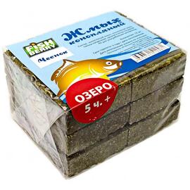 Fishberry Жмых конопляный Макуха "Чеснок. Озеро 5 часов+" 12шт, фото 