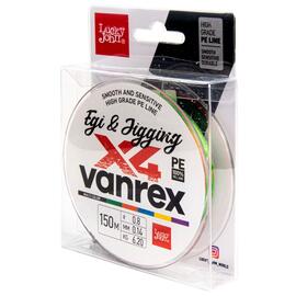 Леска плет. LJ Vanrex EGI & JIGGING х4 BRAID Multi Color 150/014, фото 