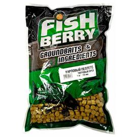 Пеллетс карповый Carp pellets "Тигровый орех" (св.коричневый) 10мм - 1кг, фото 