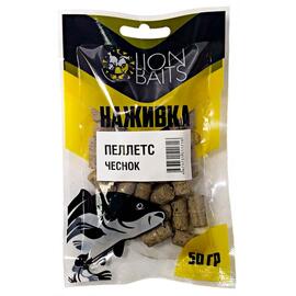 Lion baits Пеллетс насадочный "Наживка" с резинкой "Чеснок" 8 мм 50гр, фото 