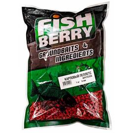 Пеллетс карповый Carp pellets "Фрутелла" (красный) 6мм - 1кг, фото 