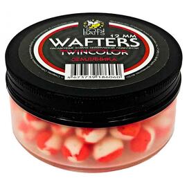 Бойлы нейтральной плавучести двухцветные (Wafters) "Земляника" 12мм, фото 