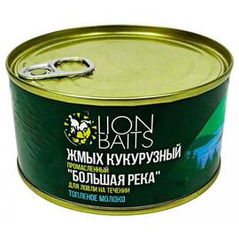 Жмых кукурузный промасленный "Большая река" Топленое молоко 10шт, фото 