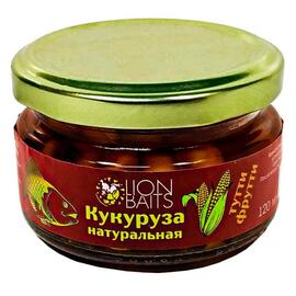 Lion baits Кукуруза натуральная в стеклянной банке "Тутти Фрутти" 120мл, фото 