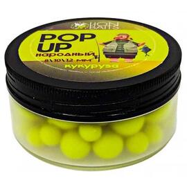 Lion Baits Бойлы плавающие Pop-Up Народный "Кукуруза" 8,10,12мм, Вкус для группировки: Кукуруза, Диаметр (мм): микс, фото 