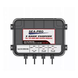 Зарядное устройство Sea-Pro ТЕ4-0286 (1х12В AGM, 2х12В LiFePo4), фото 