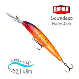 Воблер RAPALA Downdeep Husky Jerk 10, GPSF, Цвет: GPSF, Вес гр: 11, Длина, мм: 100 мм, фото 