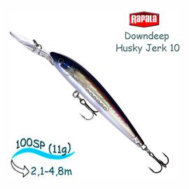 Воблер RAPALA Downdeep Husky Jerk 10, HGH, Цвет: HGH, Вес гр: 11, Длина, мм: 100 мм, фото 